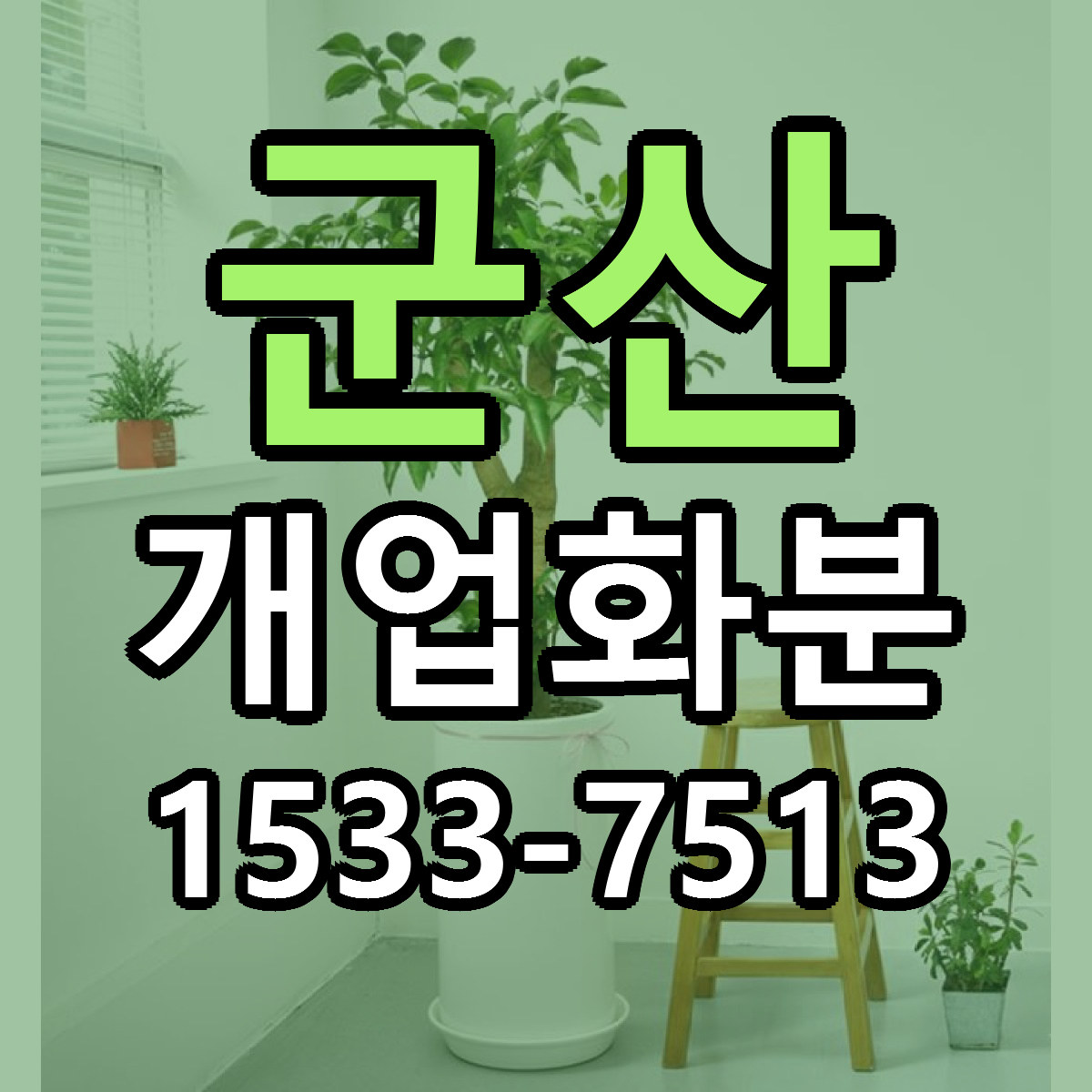 군산 개업화분 리본문구 서비스 저렴한곳 빠른배송
