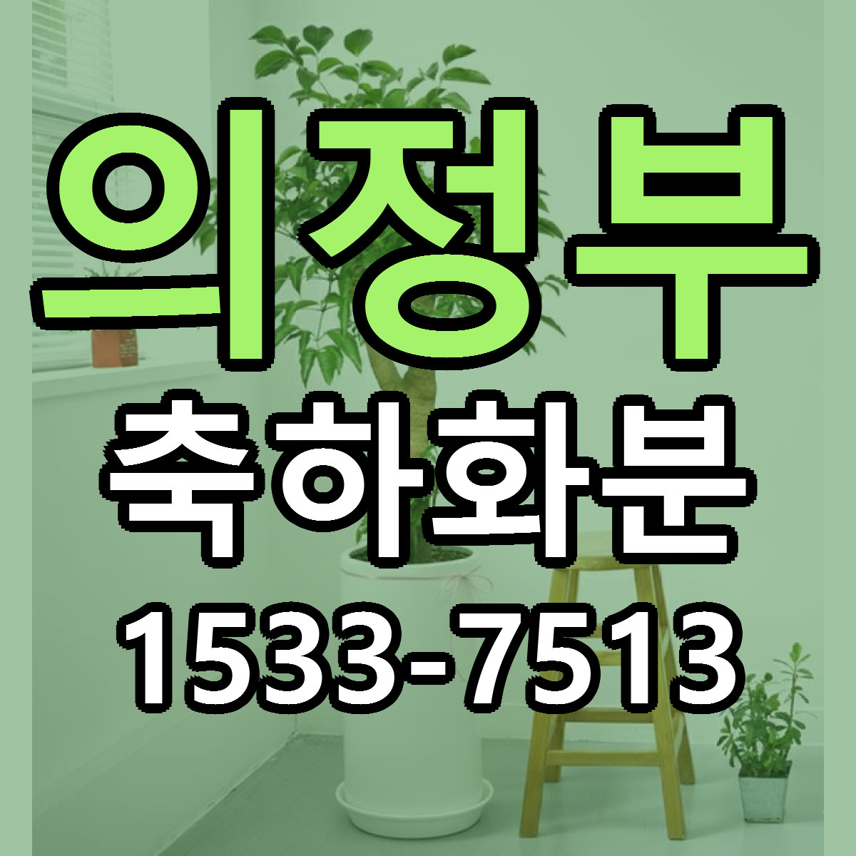 의정부 축하화분 당일배송 리본문구 빠른배송 서비스