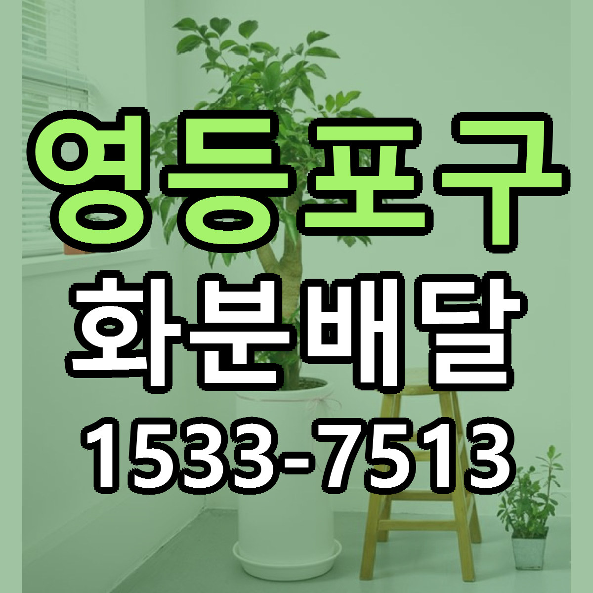 영등포구 화분배달 싼곳 당일배송 리본문구 작성
