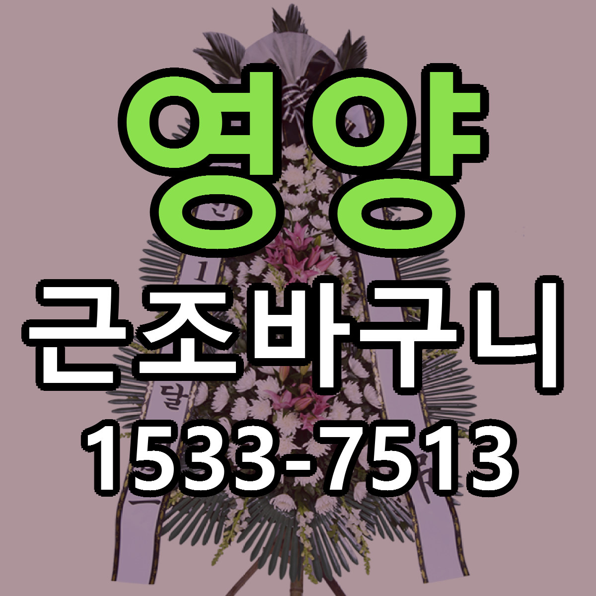 영양 근조바구니 싼곳 당일배송 빠른배송 추천