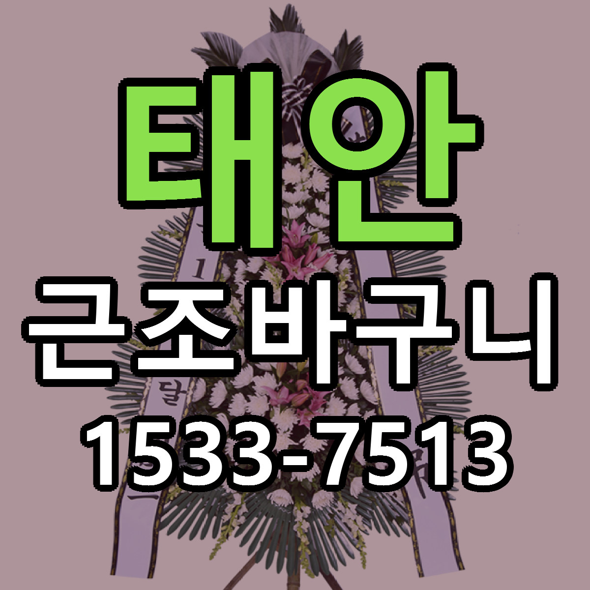 태안 근조바구니 당일배송 빠른배송 싼곳 찾기