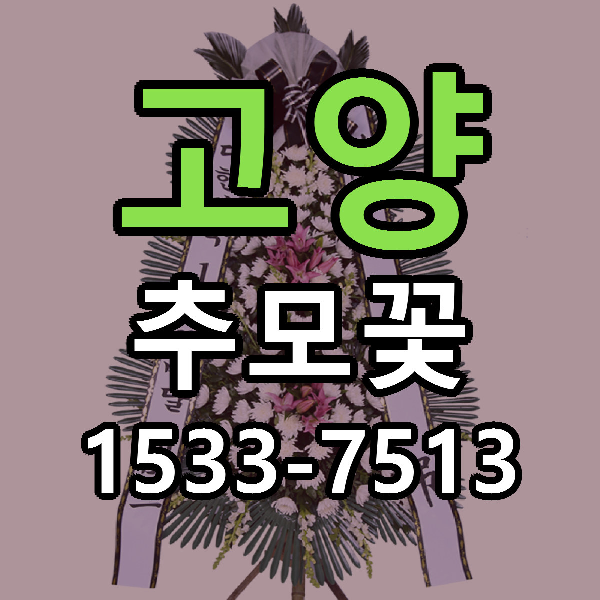 고양 추모꽃 근처꽃집 당일배송 싼곳 추천