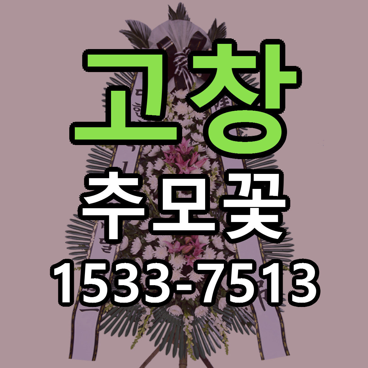 고창 추모꽃 당일배송 빠른배송 싼곳 찾기