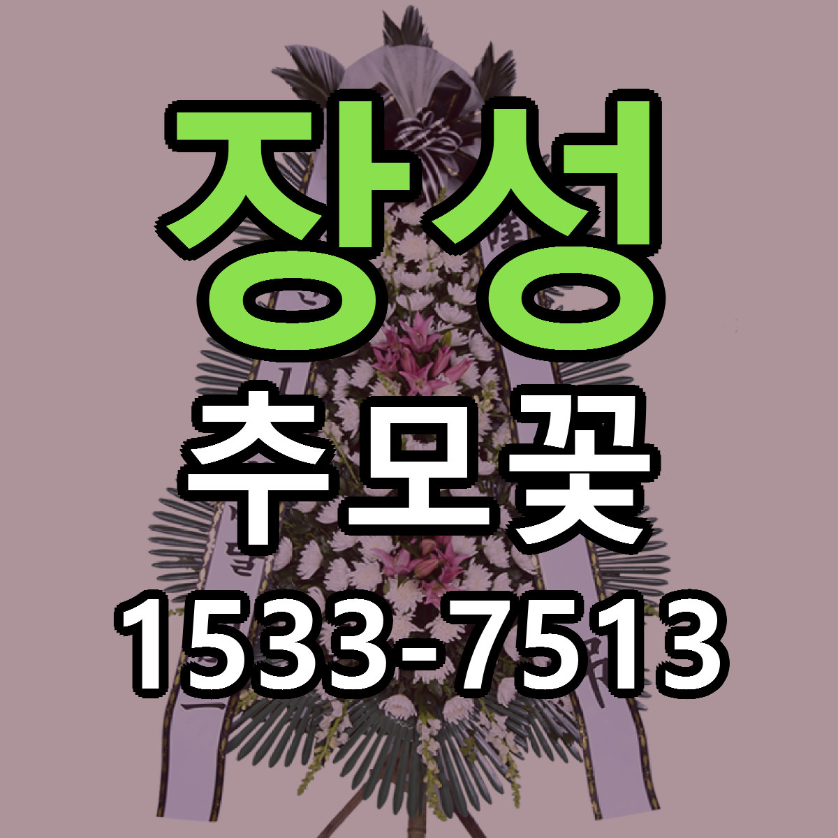 장성 추모꽃 빠른배송 리본문구 가격 알뜰 비교