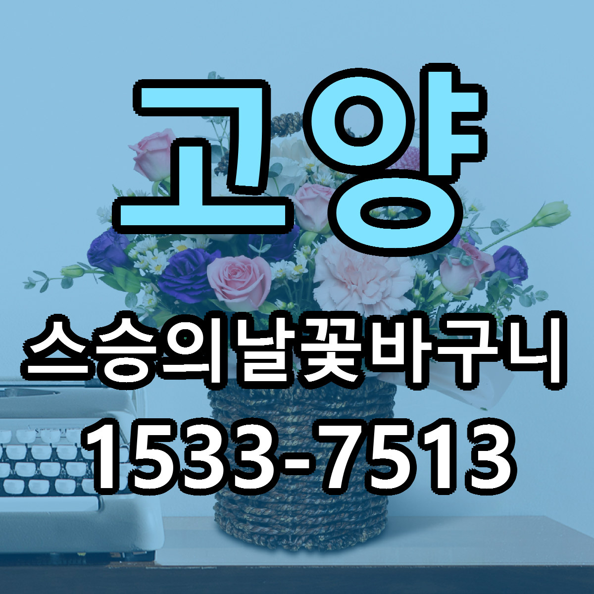 고양 스승의날꽃바구니 리본문구 서비스 저렴한곳 빠른배송