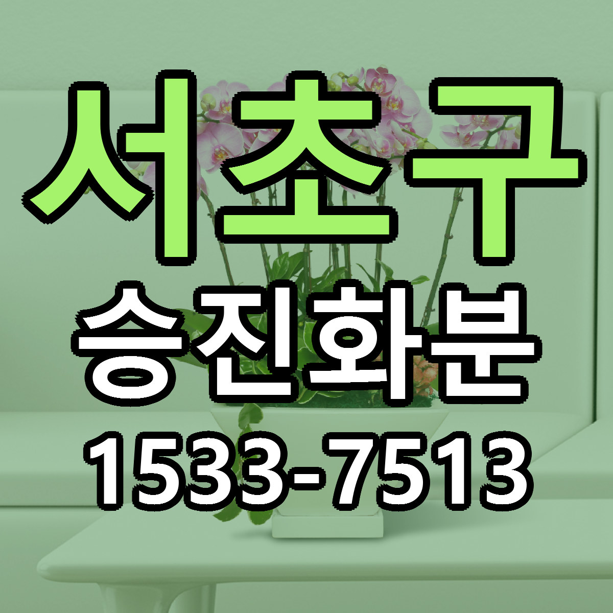 서초구 승진화분 리본문구 근처꽃집 저렴한곳 예약