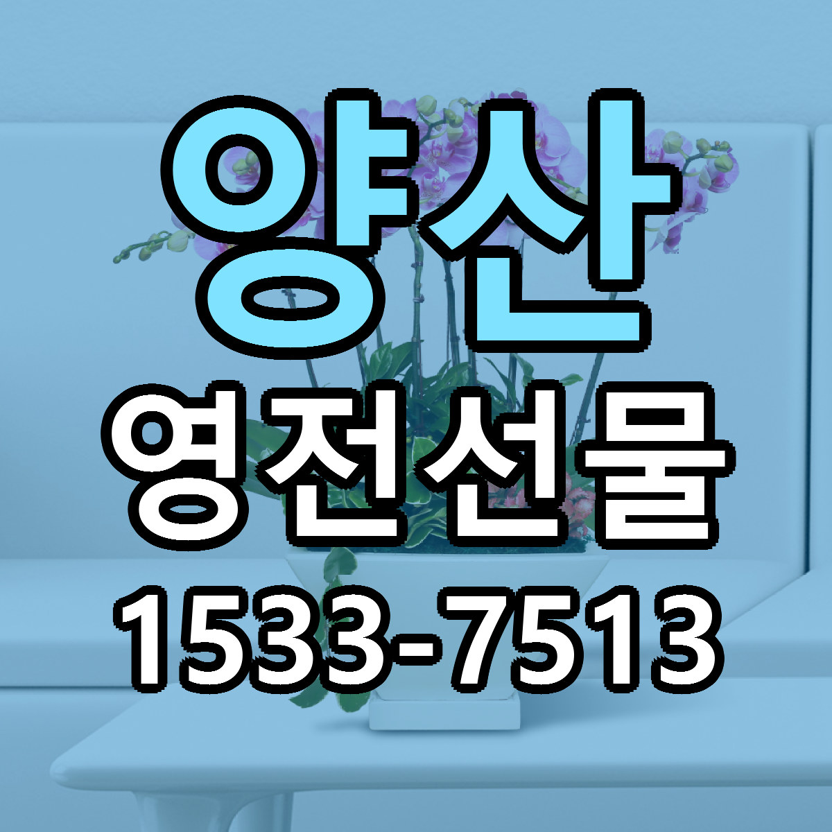 양산 영전선물 당일배송 리본문구 빠른배송 서비스