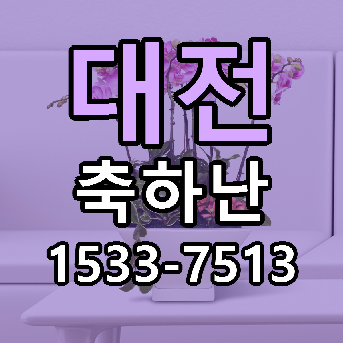 대전 축하난 리본문구 근처꽃집 저렴한곳 예약