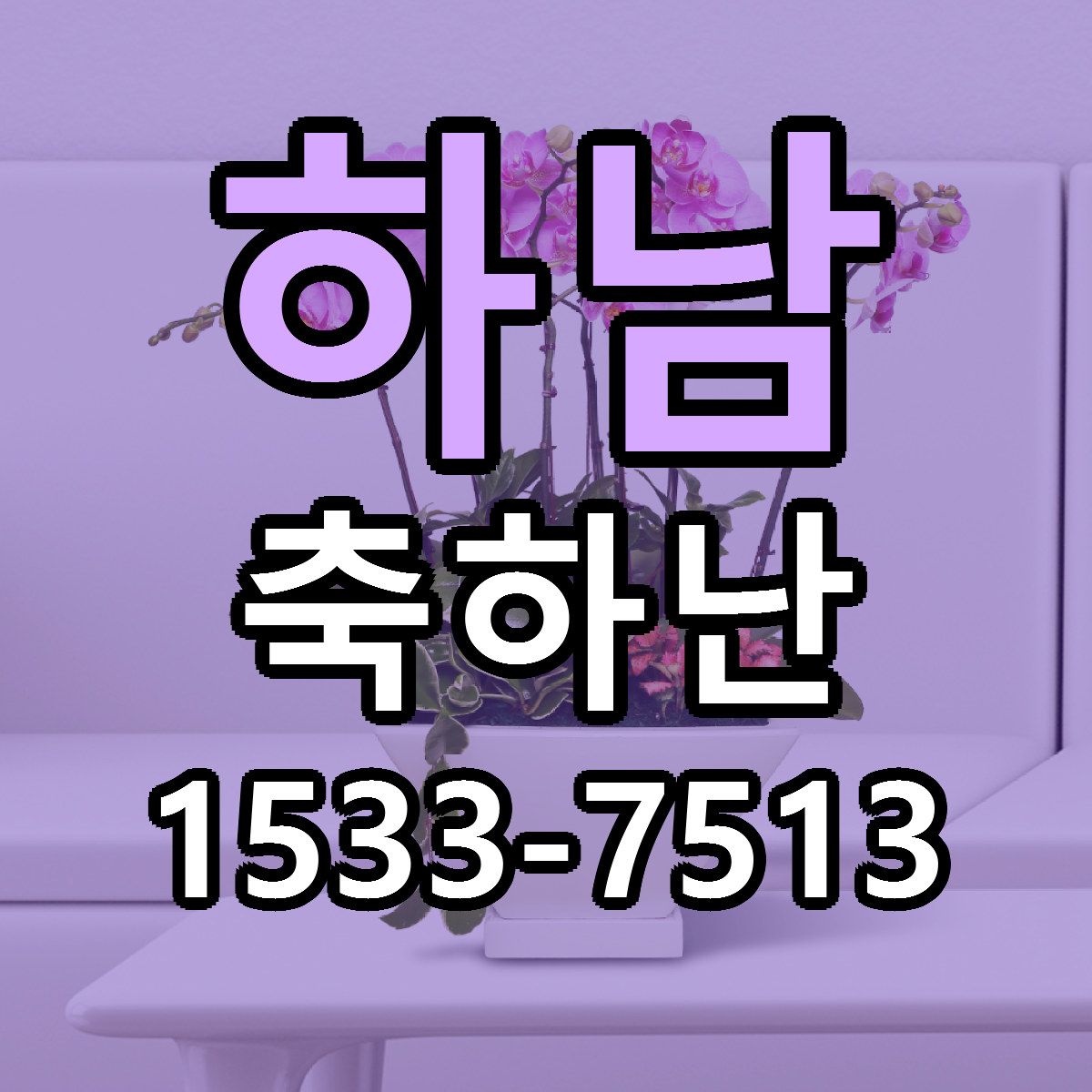 하남 축하난 리본문구 서비스 저렴한곳 빠른배송