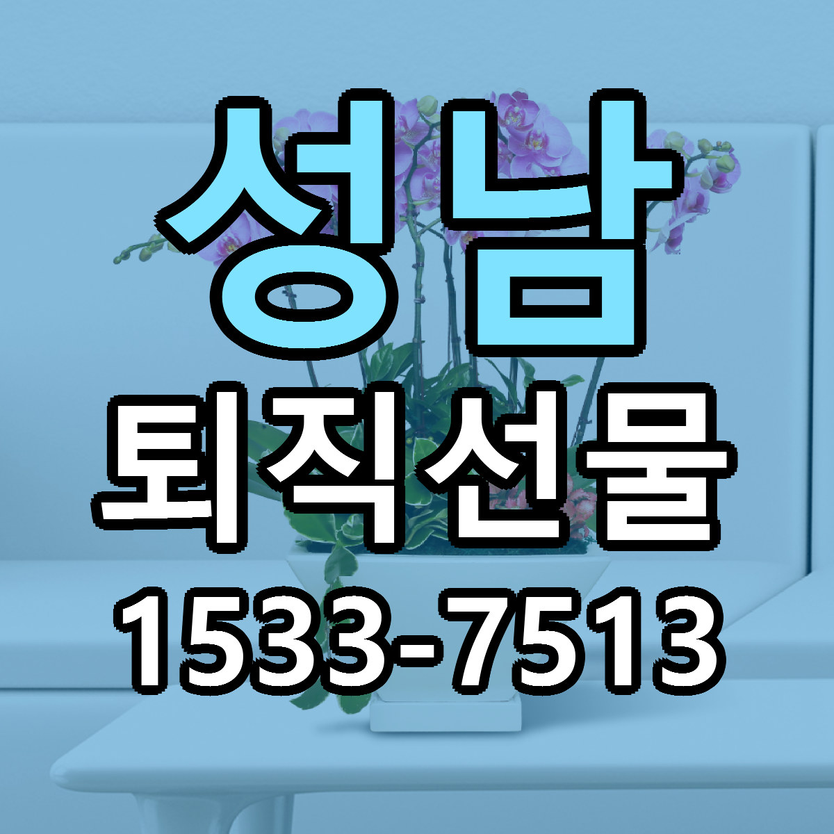 성남 퇴직선물 근처꽃집 당일배송 리본문구 서비스